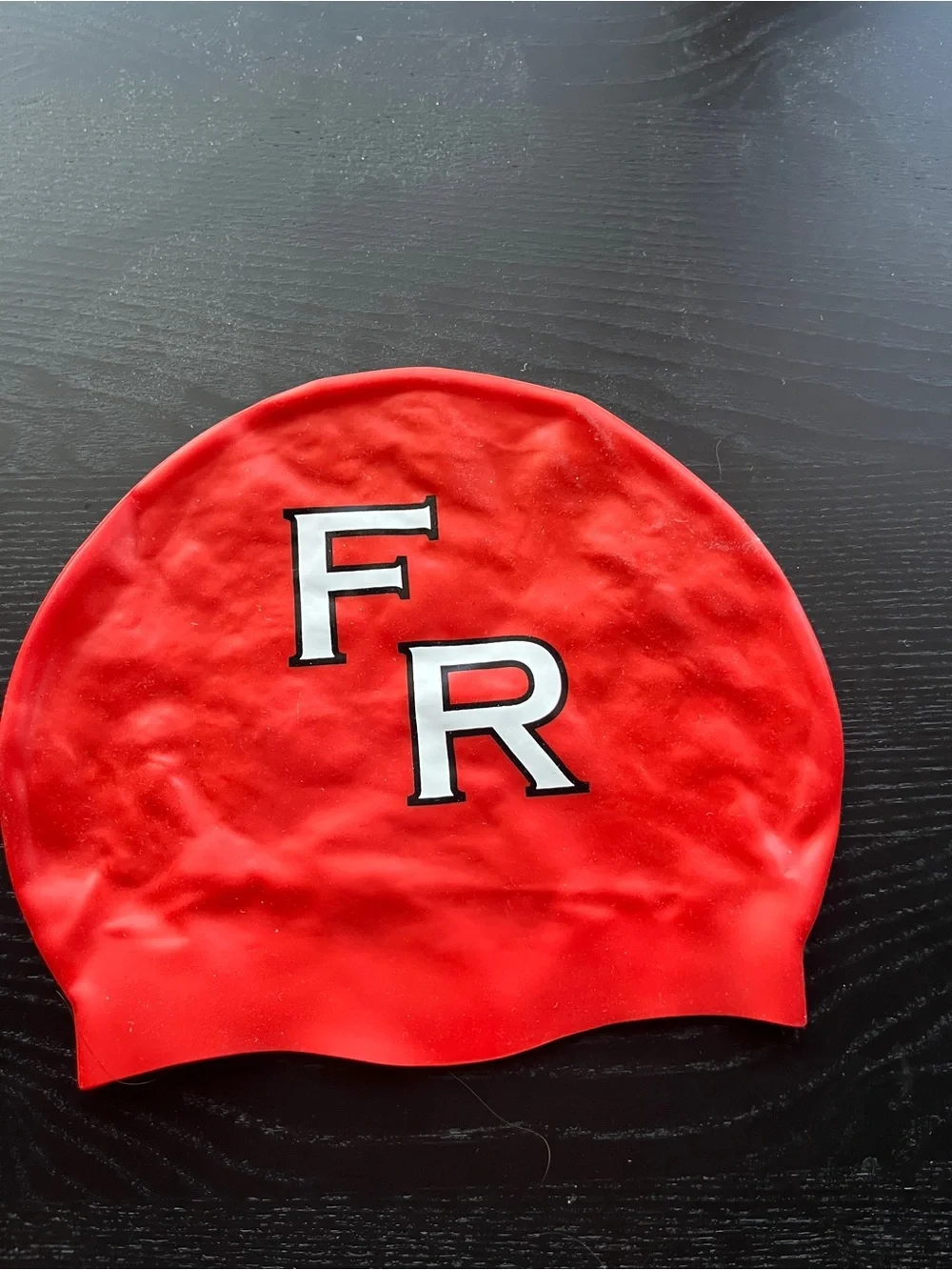 Front Range CUDA Red Latex Swim Cap One Size Swimming